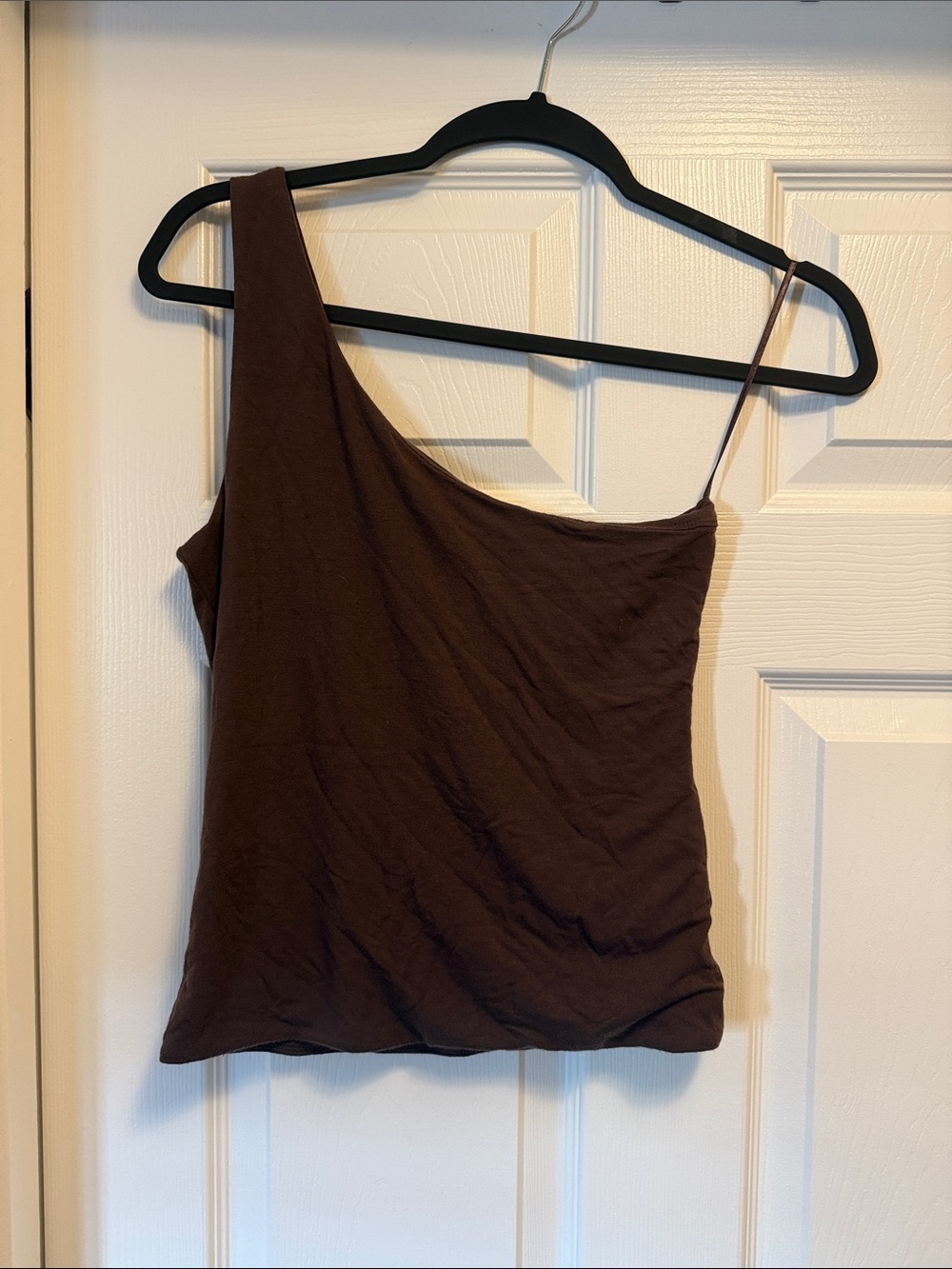 J. Crew One-Shoulder Brown tank top size s